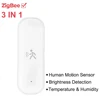 Smart ZigBee Pir Motion Sensor Radar Temperature Humidity Security Sensor Works with Home Assistant for Burglar Alarm 1