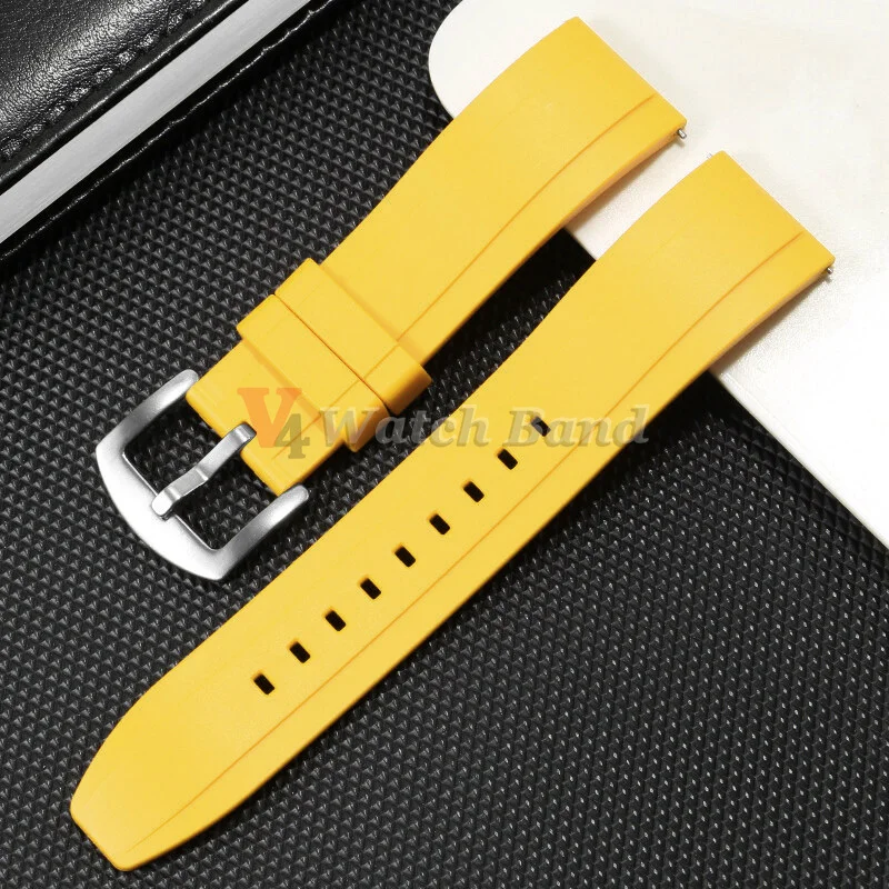 Premium Quick Release Silicone Watch Strap – Durable Rubber Band in Multiple Widths