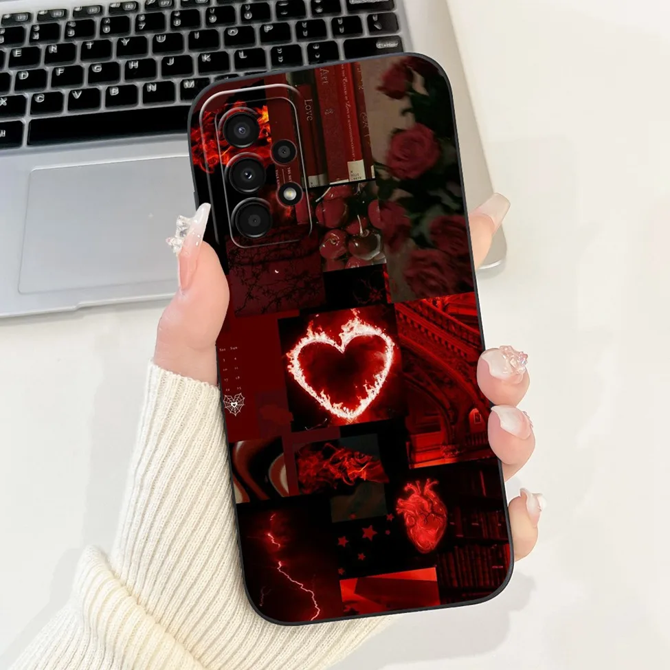 For Samsung A13 4G Case A135F Silicone Cute Fashion Butterfly Flower Love Painted Cover For Samsung A13 Galaxy A13 4G Phone Case