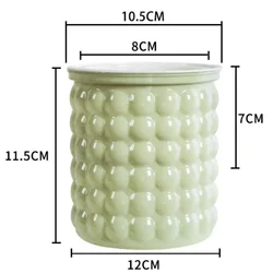 Indoor Mini Self - Watering Succulent Planter Vase - Stylish Home & Office Decor (Green - 2)