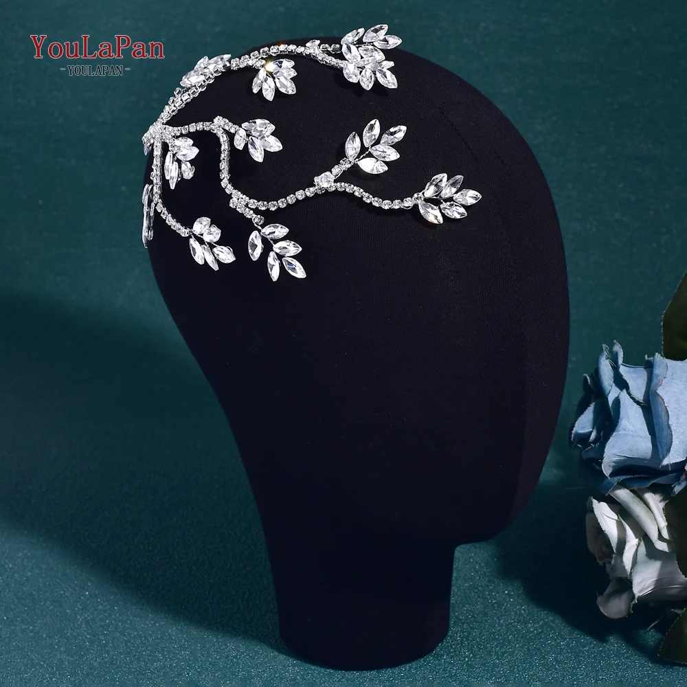 YouLaPan Fashion Bride Hair Pieces Bling Rhinestone Wedding Headband Hair Accessories Women Banquet Headpieces Tiara HP798