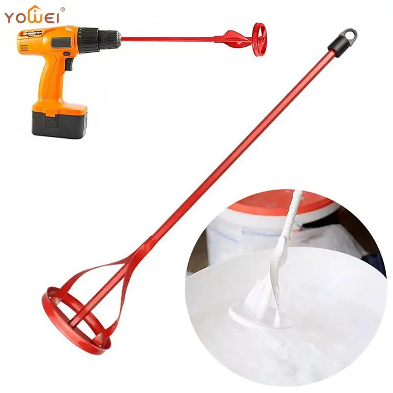 

1Pcs Durable Hexagon Shaft Plaster Paint Mixer Mixing Paddle Rod For Electric Drill Construction Grouting Mortar Tool Accessorie