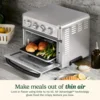 Air Fryer + Convection Toaster Oven, 8-1 Oven with Bake, Grill, Broil & Warm Options, Stainless Steel, TOA-70 3