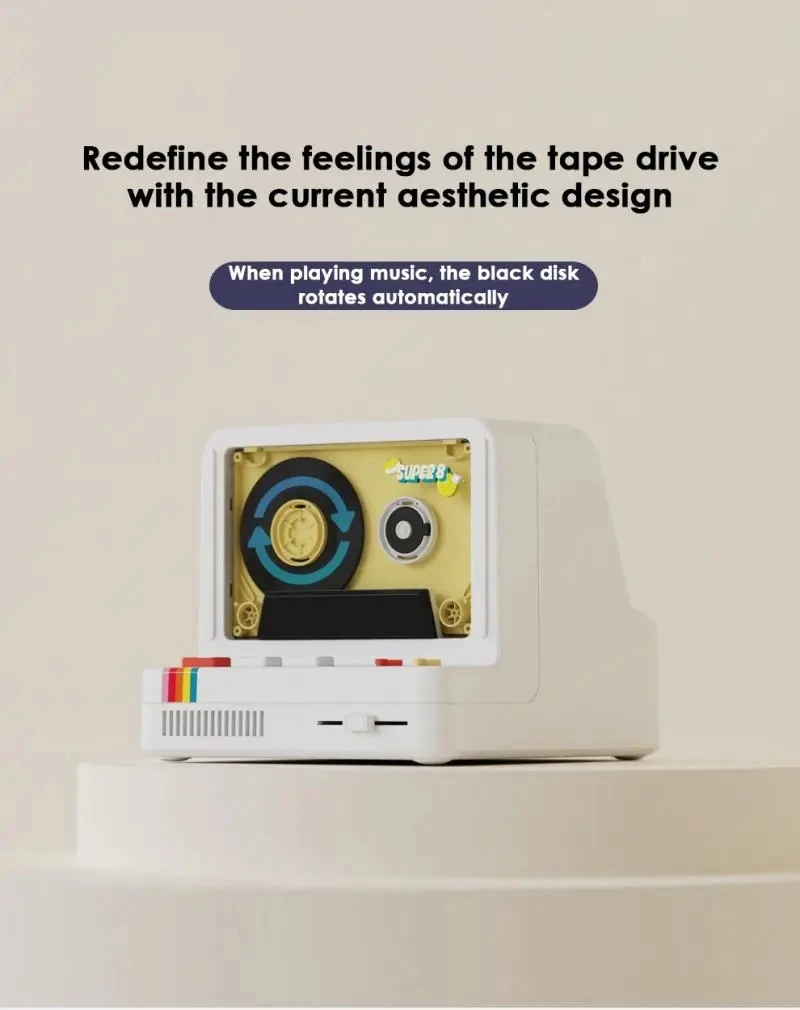 

Многофункциональная маленькая аудиосистема X20, Классическая лента с ароматом, bluetooth колонка, ретро Ностальгический аромат, ночная фотография