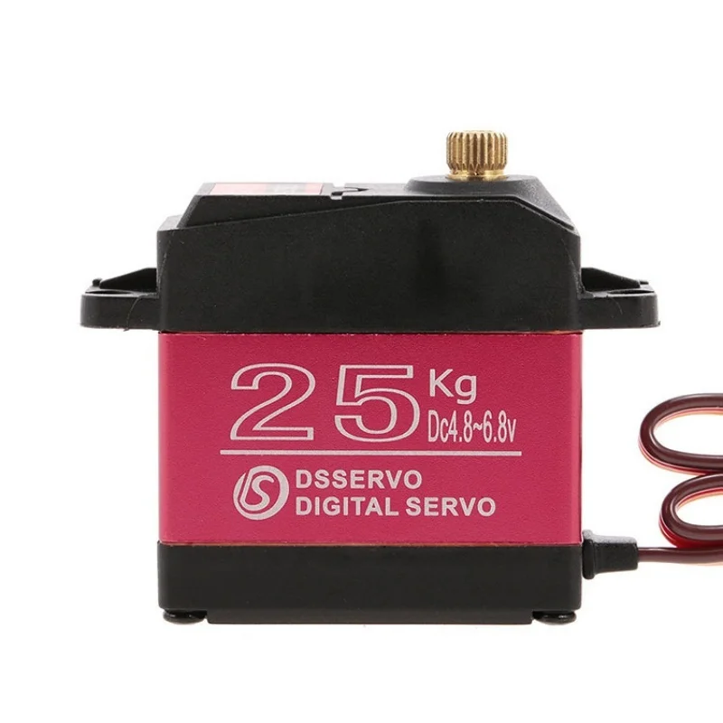 DS3225 Digital Servo 25KG 180° Large Torque Waterproof Servo Motor 25T Adjustable Metal Servo for RC Car Boat Model 4