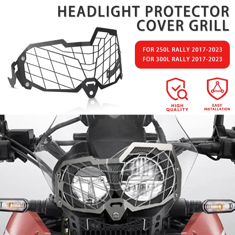 

For HONDA CRF 250 CRF250 Rally 2017 2018 2019 2020 2021 Motorcycle Headlight Guard Protector Grille Cover Headlamp Protection