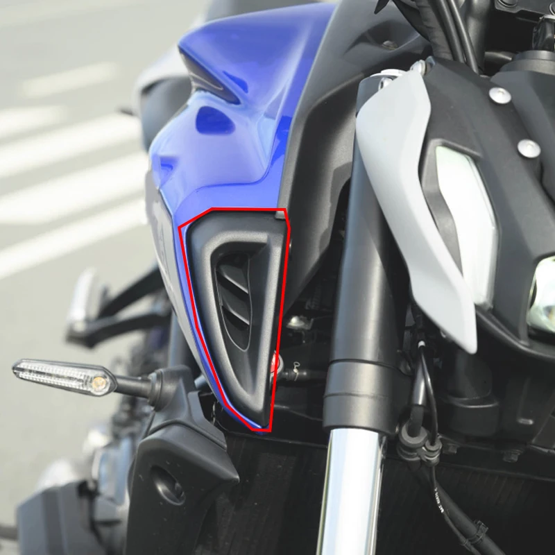 MT07 FZ07 Motorcycle Carbon Fiber Side Fuel Tank Grille Air intake Body Kit Fairing for YAMAHA MT-07
