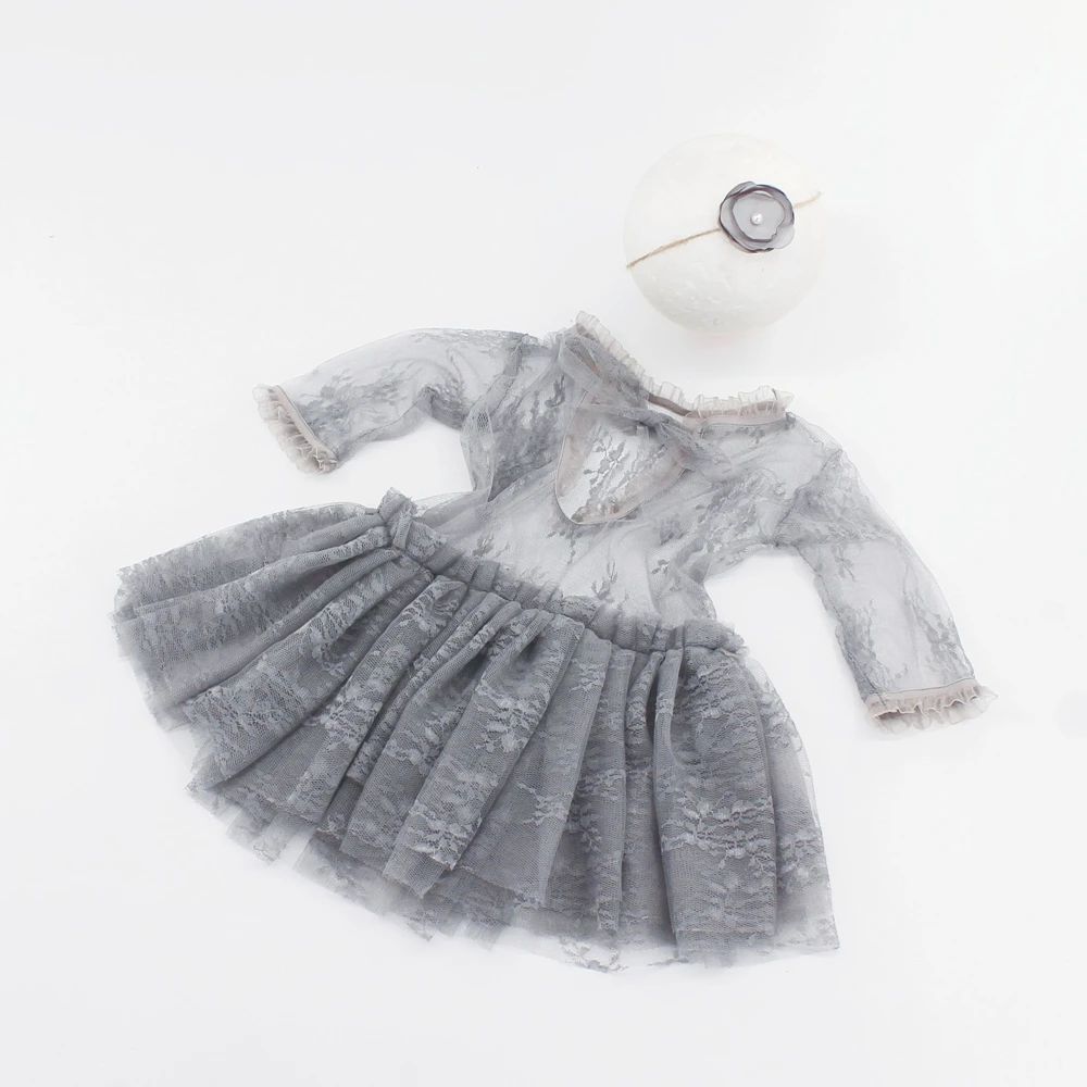 ❤️Baby Photography Clothing Headband+Lace Dress+Shorts 3Pcs/set Infant Girl Photo Props Accessories Studio Shoot Clothes Outfits in home newborn photography Baby Souvenirs