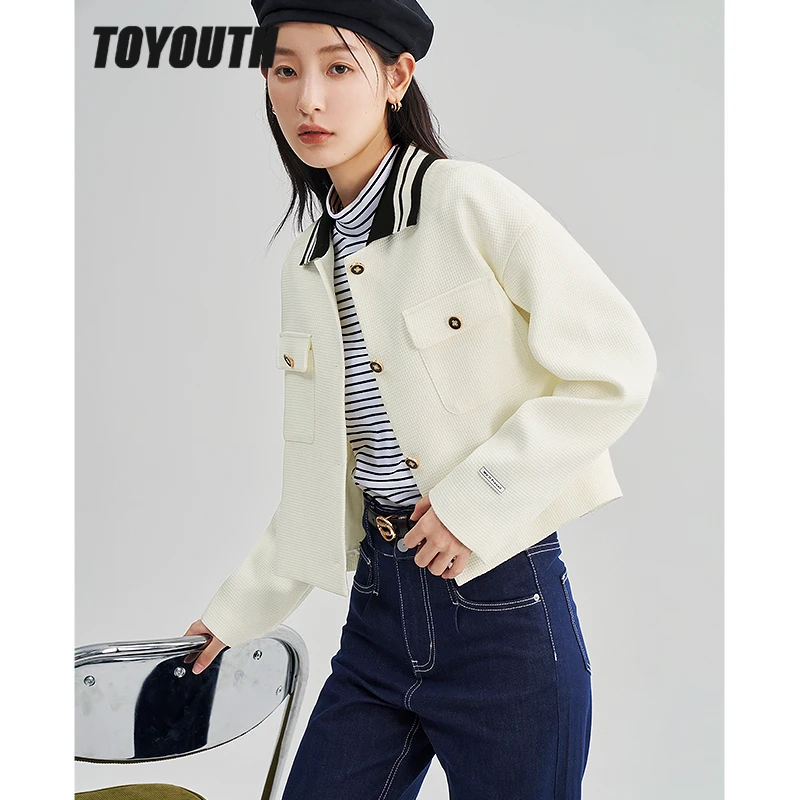Chaqueta Bomber Para Mujer GORGLITTER – Elegante, Corta Y Con Botones, Ideal Para Otoño E Invierno