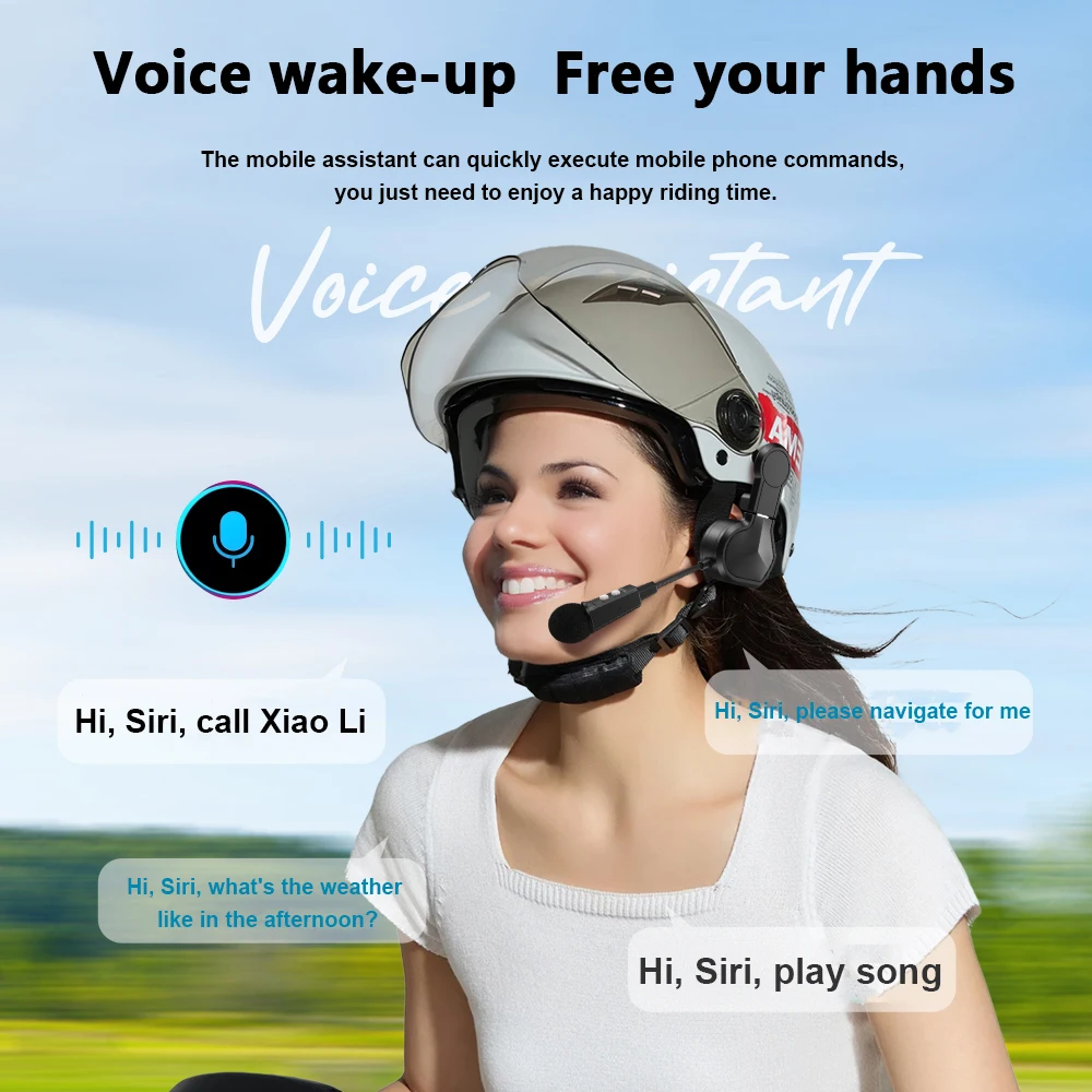 BT9 Motorcycle Bluetooth Headset Wireless Stereo Moto Helmet Headphones Handsfree Call MP3 Music Player Waterproof Earphone 4 Se205897505df415b85d9b299e75bde97b