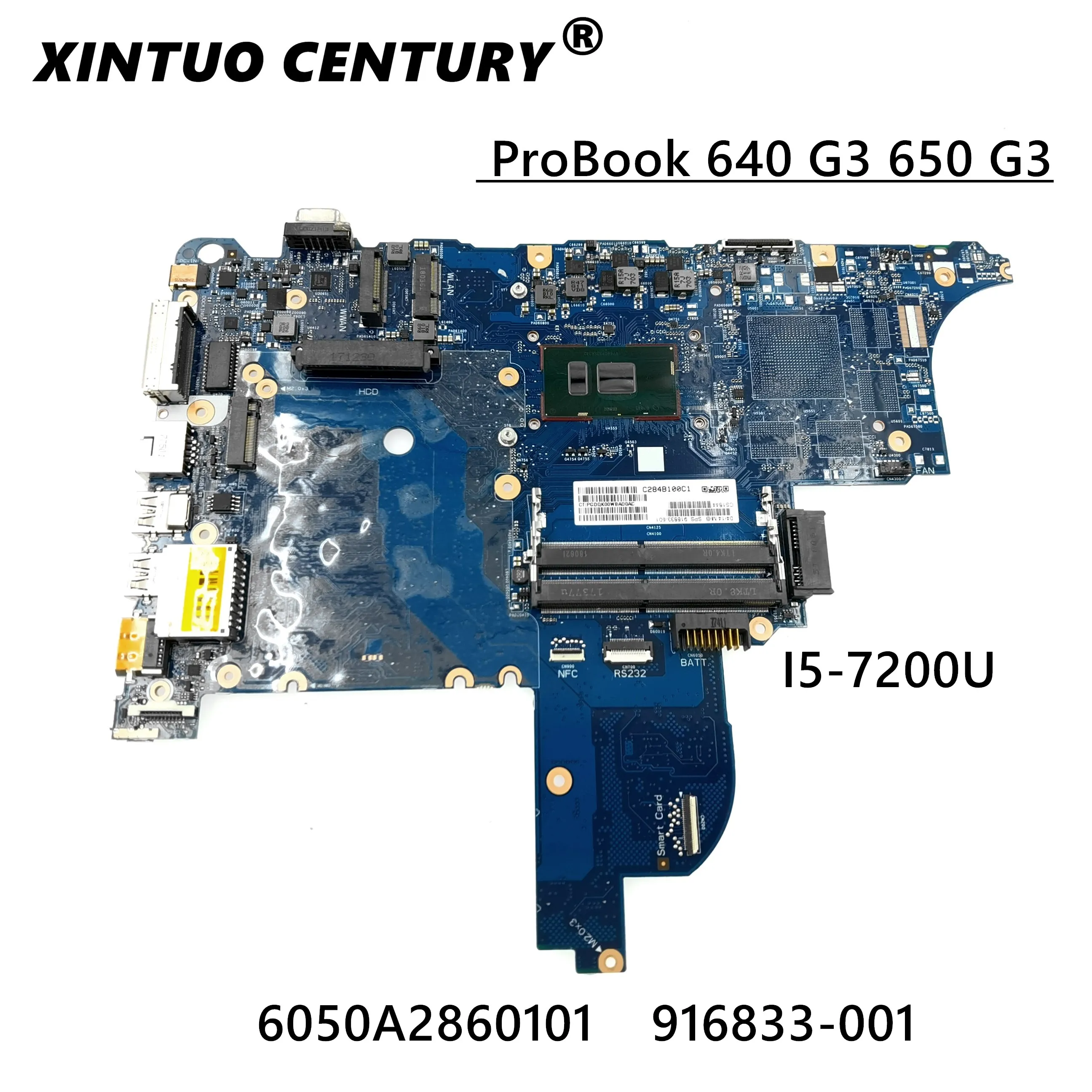Per Hp Probook 640 G3 650 G3 Scheda Madre I5-7200U 6050A2860101 916833-001 916833-501 916833-601 Testato Di Lavoro