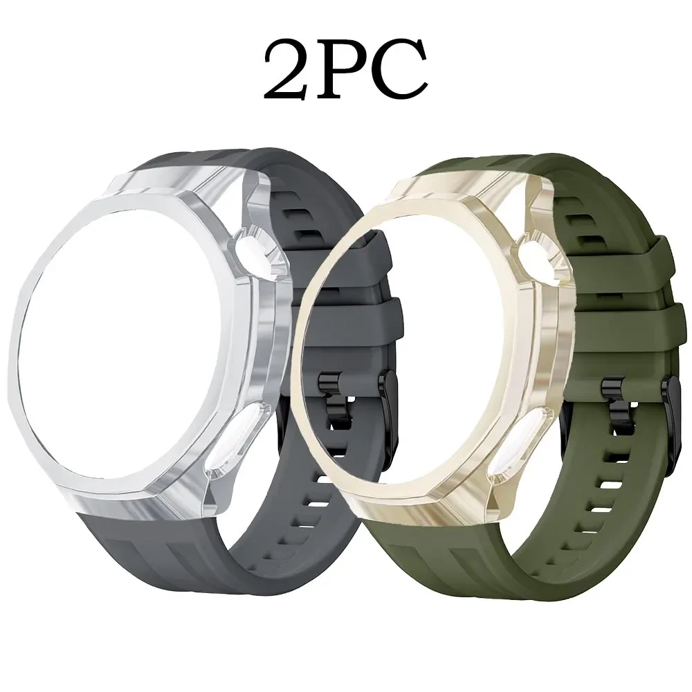 Dual-Function Silicone Strap with Protective TPU Case