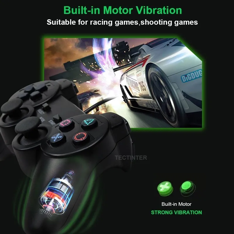 Game Controller Wired USB for PS2/PS3