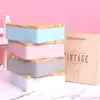 Iron Candy Can Square Cookie Storage Container Jar Snack Case Empty Refillable Candy Storage Can Candy Box Sealed Food Container 3
