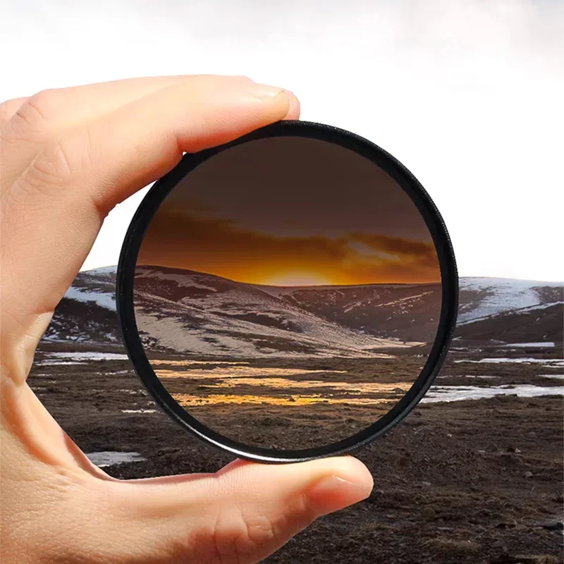 GND 0.9 Neutral Density Graduated Gray Lens Filter 49mm 52mm 55 58 62 67 72 77mm