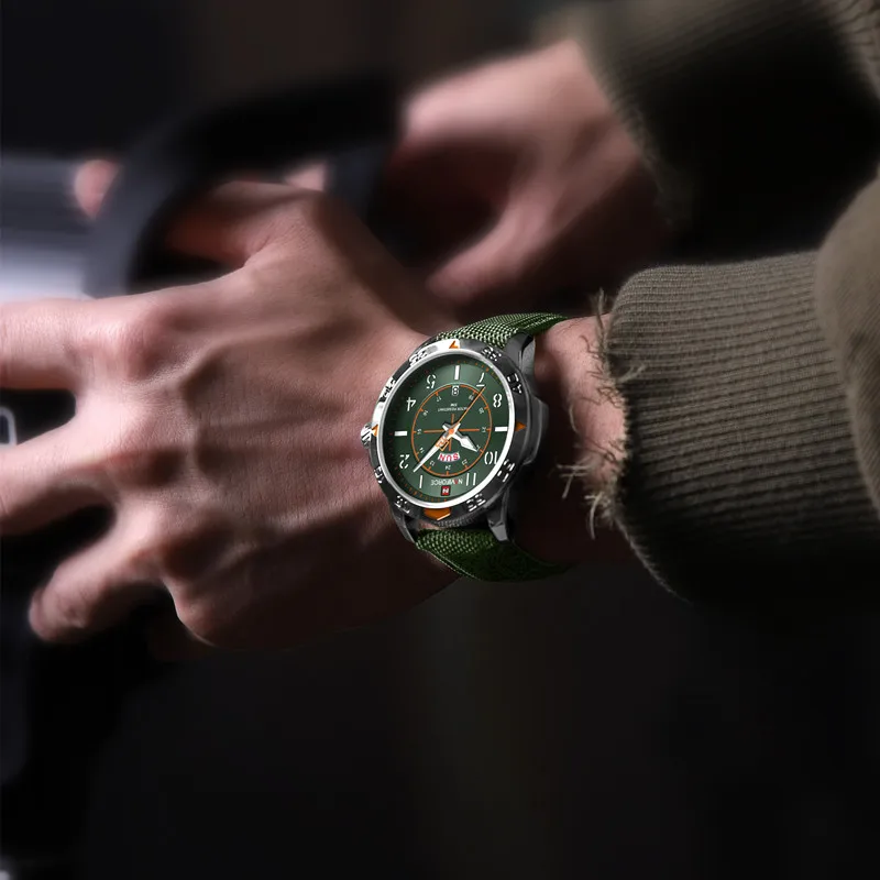 NAVIFORCE Top Brand Luxury Men Watches Business Casual Nylon Strap 3ATM Waterproof Luminous Quartz Wristwatch Relogio Masculino