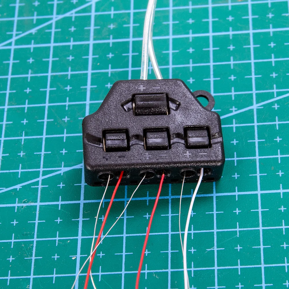 Railway Train Port Sharing Box 3/6 Distribution Port Hub For SMD Led Model Miniature Lighting System DC Lamp Scene Landscape 4