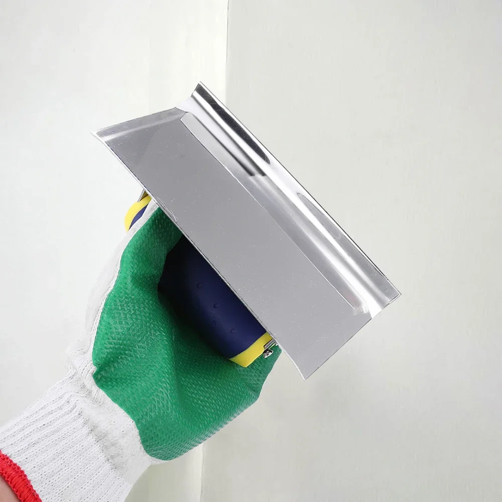 Plaster Stucco Cement Finishing Kit Stainless Steel Edging and Grout Concrete Tools Plastering Knife Scraper Wall Repair Tool 2