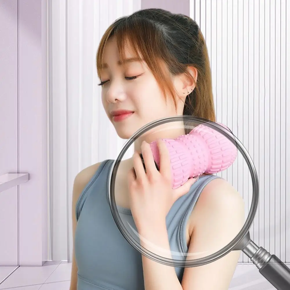 전기 피넛볼 인체공학적 진동 롤러 충전식 딥 티슈 롤러 3단 속도 조절, 근막 ..