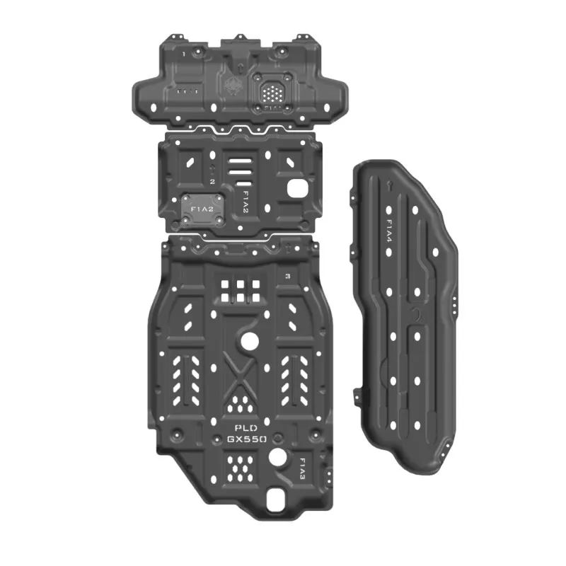Aluminum Engine Guard Bottom Skid Plates Underbody Protection For Lc250 Accessories Prado Cargo Cover Parts