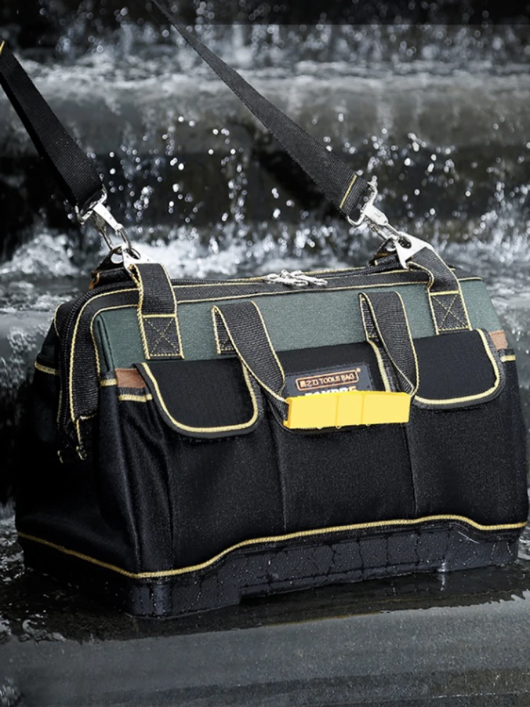 

13/16/18/20 Electrician's Tool Bag Durable Portable Multi-functional Hardware Canvas Thickened Maintenance Portable Special Bag