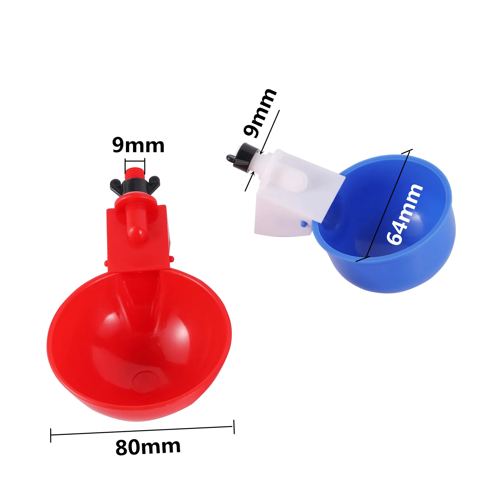 Poultry Automatic Drinking Water Feeding Cup Drinking Fountain Chicken Quail Drinker Cup Farm Poultry Feeding Supplies