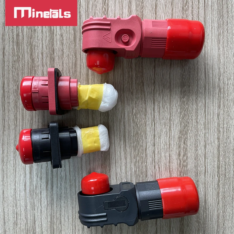 Plug Terminal 350A DC 1000V Battery Energy Storage Connector Quick Plug Waterproof IP67 Single Core Elbow Power Connector 95mm2 terminal connector,energy storage power connector