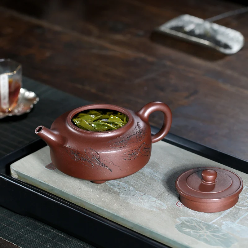 【Tao Yuan】Famous Craftsman Handmade Teapot Set Hanmo Freshh380cc
