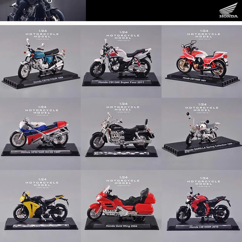 1:24 Scale Plastic Honda Heavy Duty Motorcycle Collection