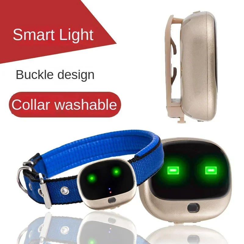 New 4G GPS Pet Tracker with Led Light, Mini 4G LTE 2G GSM Dog Gps Location Free APP Waterproof Two-way Voice Dog Supplies