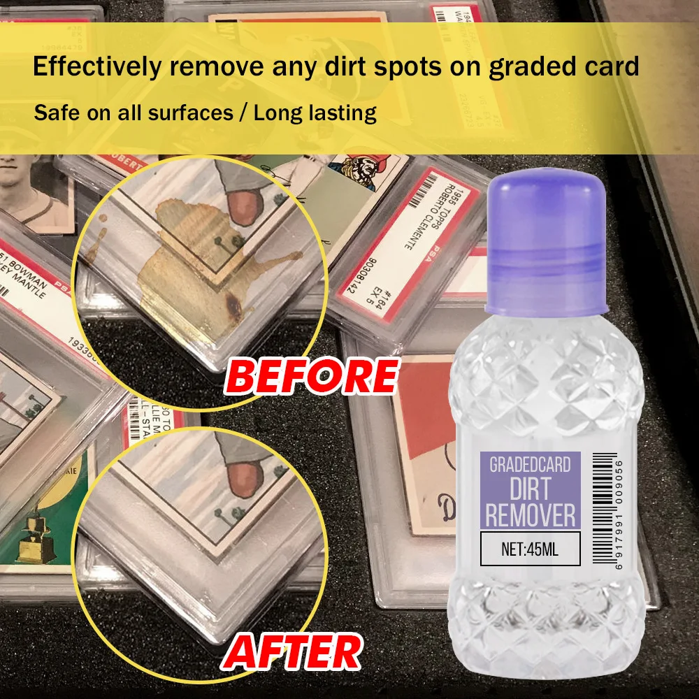 

Graded Card Stain Remover Safe Multifunctional Dirt Cleaner Multi-purpose Clean And Color Protection