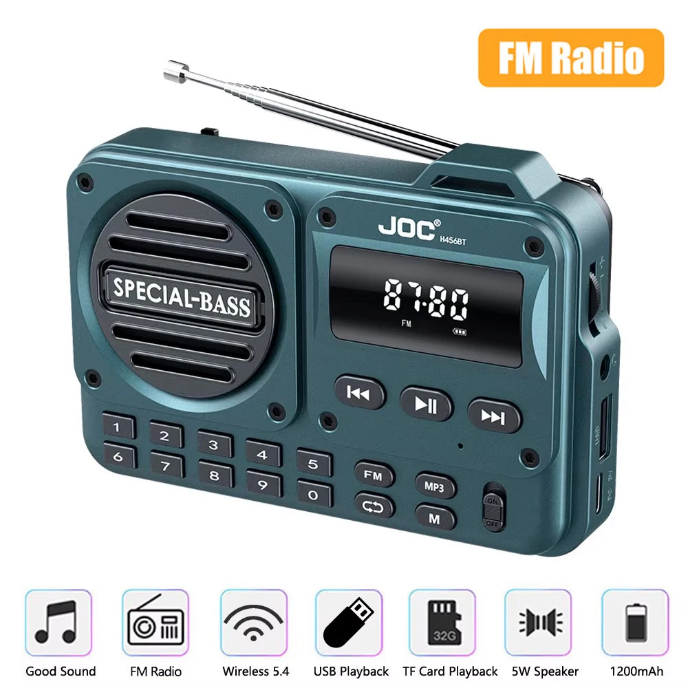Récepteur radio portable FM/MW/SW/WB à bande complète amélioré, haut