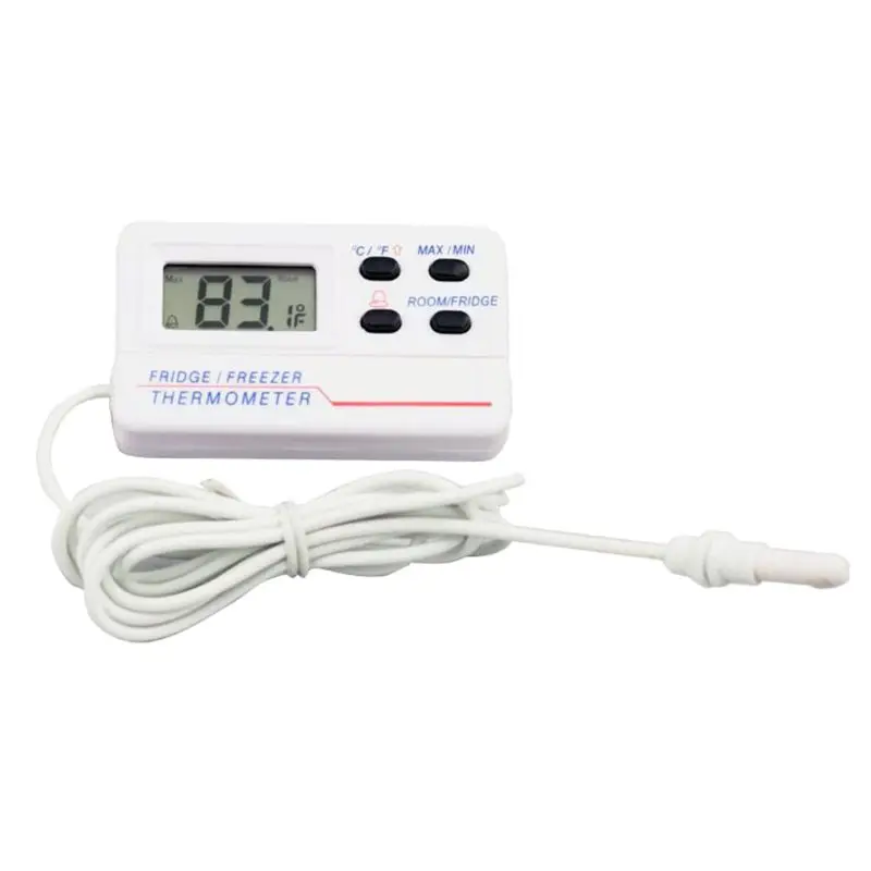 

-50°C~70°C LCD Digital Refrigerator Freezer Temperature Thermometer Meter Alarm Tester Indoor Temperature