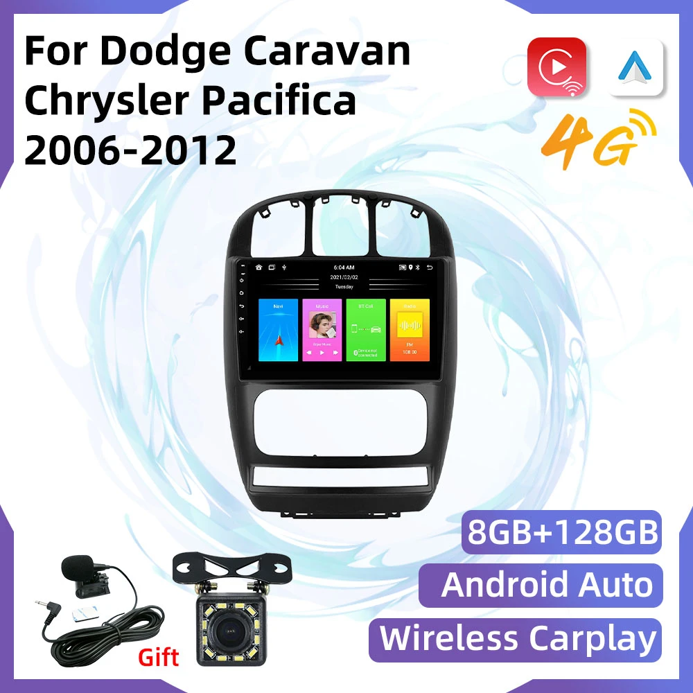Android Car Radio For Dodge Caravan Chrysler Pacifica 20062012 Screen