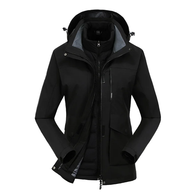 Down Jacket Men's Silk Cotton Down Coat Winter Outdoor Sports Jackets Thickened Warm And Windproof Padded Clothes