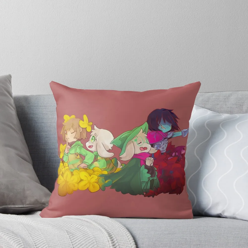

Undertale x Deltarune Throw Pillow luxury home accessories Marble Cushion Cover Plaid Sofa