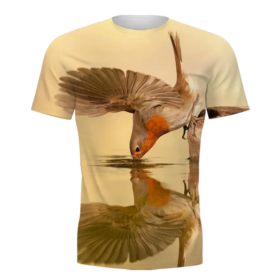 3D Print Short Sleeve T Shirt Fashion Streetwear