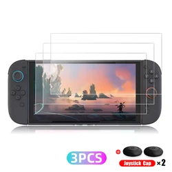 Premium Tempered Glass Screen Protector with Joystick Cap (3PCS)