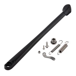 Enhanced Motorcycle Side Stand with Spring Kit (Black B)