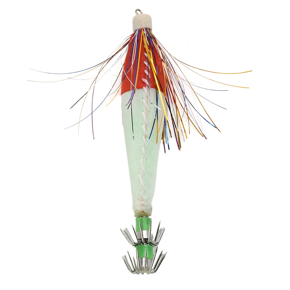 

High Quality Brand New Durable Fishing Lures Wooden Shrimp 1pc 8cm Luminous 6g Fake Bait Fish Hook Fishing Bait