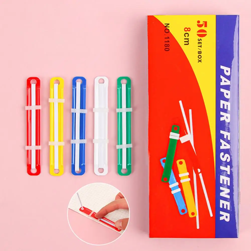 

Paper Clip Quick Easy Paper Binding Durable Easy-to-use Binder Clips for Quick Secure Binding of Loose-leaf Documents 50pcs
