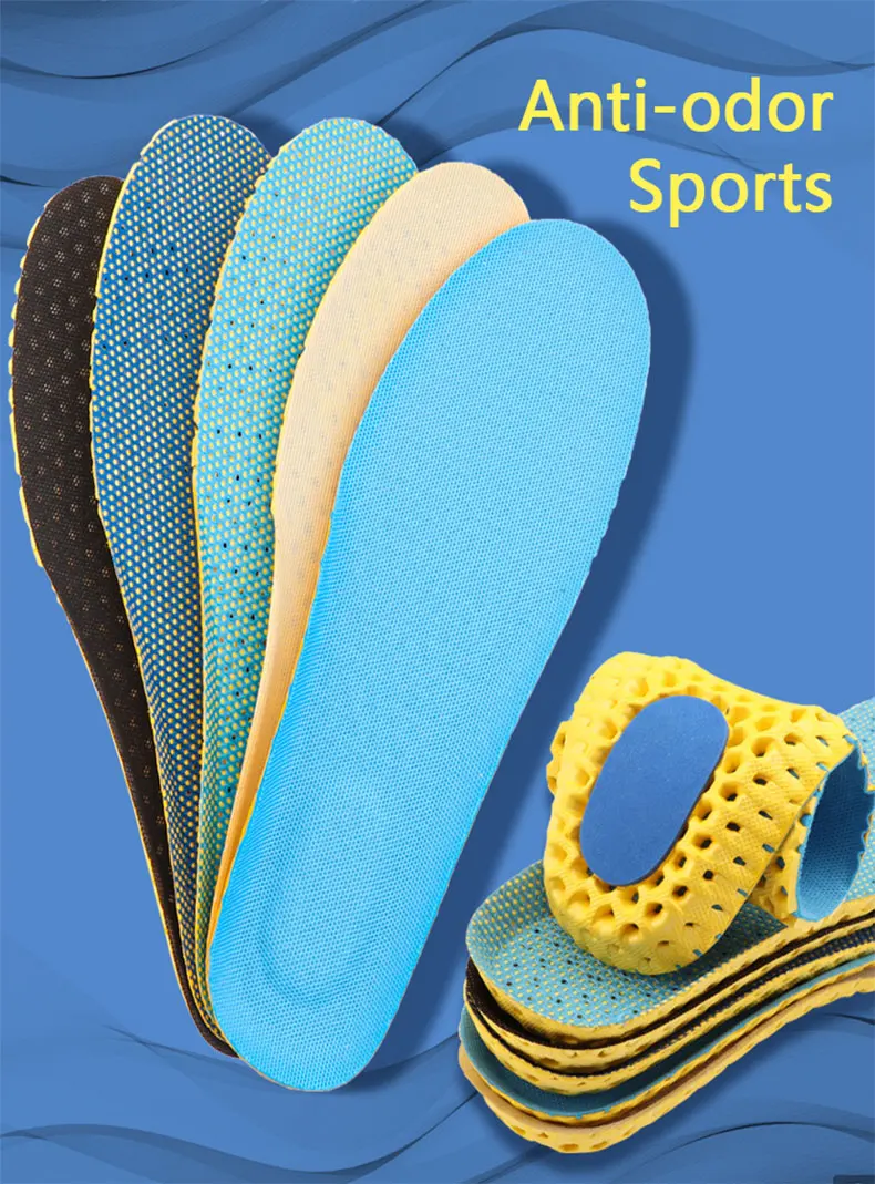 Bequeme, atmungsaktive Schuhpolster, stoßdämpfende Schuhsohle, Sport-Einlegesohlen für Schuhe, Herren und Damen, weiche Memory-Schaum-Laufsohle – Detail 2