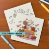 Kawaii Easy Coloring Book Coloring Book for Adult and Teen Halloween Spectre Featuring Adorable Creepy Creatures Painting Gift 4