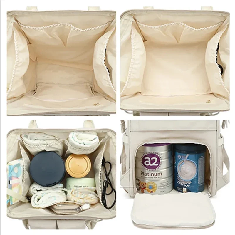 Baby Nappy Bag Mummy Bag Backpack Waterproof Storage Handbag Outdoor Travel Mommy Maternity Bag For Baby Stuff 2 Layer Gray 5 Baby Nappy Bag Mummy Bag Backpack Waterproof Storage Handbag Outdoor Travel Mommy Maternity Bag For Baby Stuff 2 Layer Gray 5
