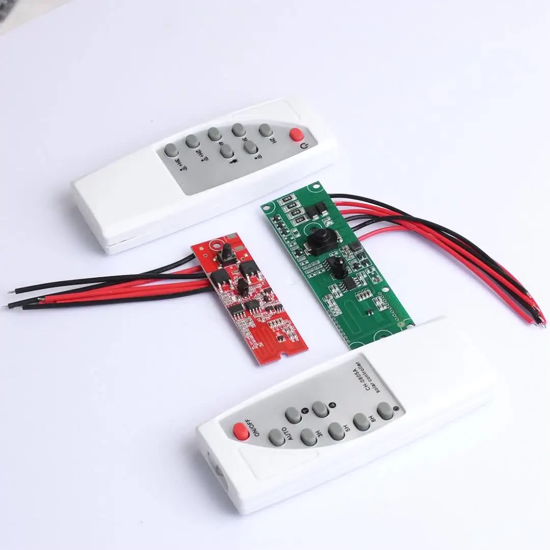 Modulo Di Controllo LED Per Lampione Solare Con Telecomando – Luminosità Regolabile, Sensore Di Movimento Per Giardino E Casa
