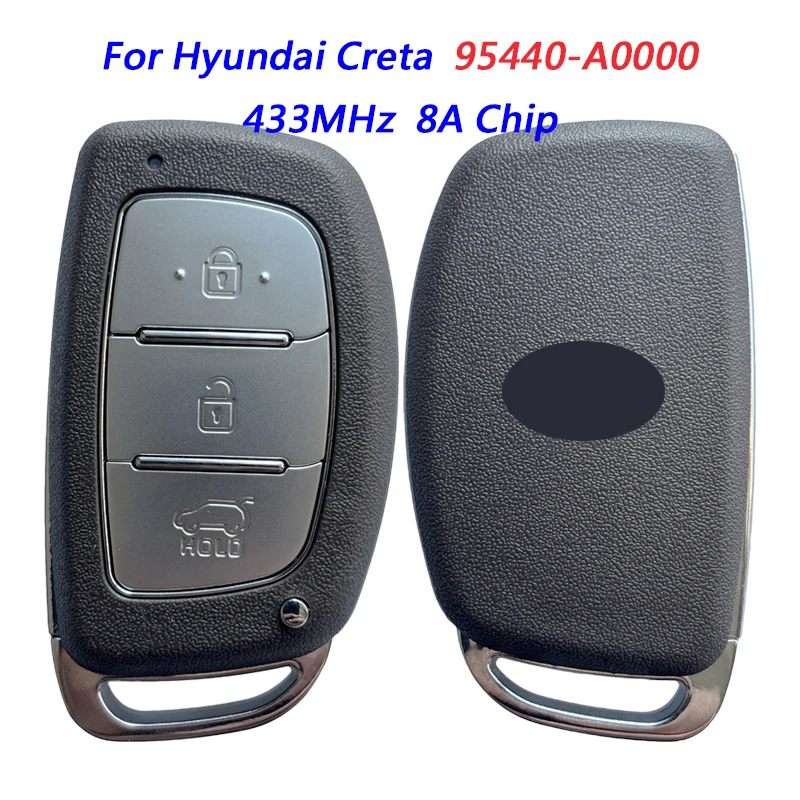 Смарт-пульт AK020153 для Hyundai Creta 2016, 3 кнопки, 433 МГц, чип 8A, PN 95440-A0000 VVDI X38M, послепродажное обслуживание