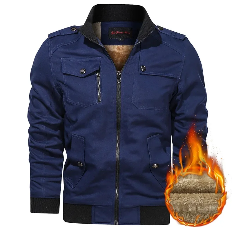 Denim Blue fleece-lined