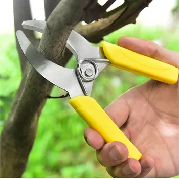Garden Scissors Ring Shape Grafting Cutting Shears Orchard Fruit Tree Peeling Bark Stripping Cutting Shears Knife Hand Tools
