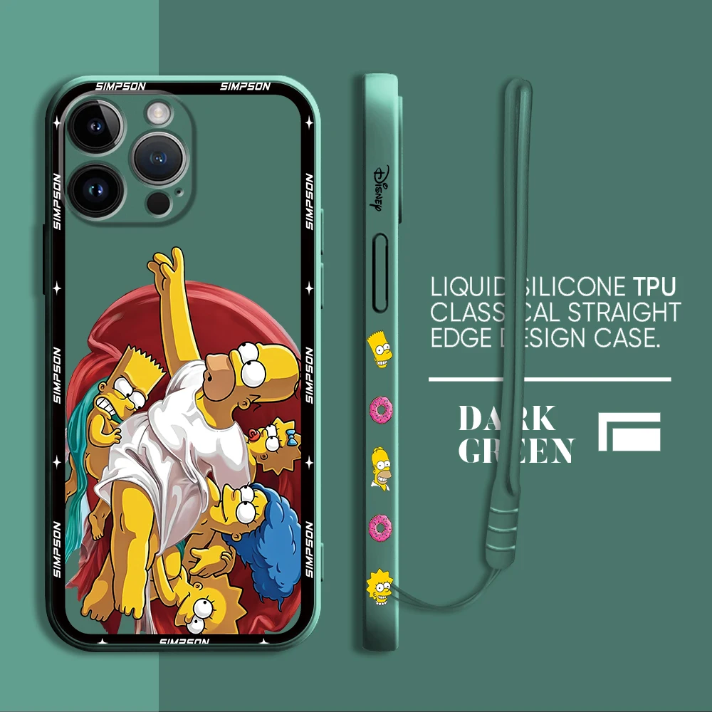 The Simpsons Soft Cover Cute Phone Case