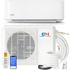 Cooper & Hunter 12,000 BTU, 115V Mini Split AC/Heating system Sophia Series 21.5 SEER with 16ft Installation Kit 1